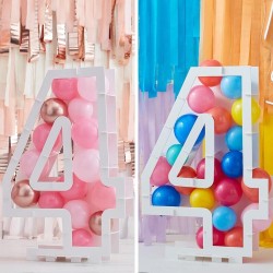 Structure à Ballons Chiffre 4 (81 cm). n°2