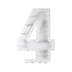 Structure à Ballons Chiffre 4 (81 cm). n°3