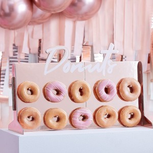 Présentoir à Donuts Rose Gold
