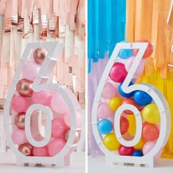 Structure  Ballons Chiffre 6 (81 cm). n2