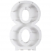 Structure  Ballons Chiffre 8 (81 cm). n4