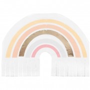 16 Serviettes Happy Everything Arc-en-Ciel Pastel
