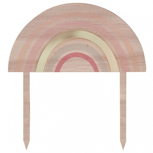 1 Cake Toppers Happy Everything Arc-en-Ciel Pastel 