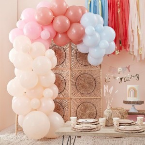 Kit Arche de 75 Ballons - Bohme Pastel