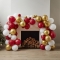 Arche de Ballon de Noël - Rouge et or images:#0