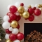 Arche de Ballon de Noël - Rouge et or images:#1