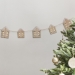 Guirlande Maison en pain d pice avec fentres lumineuses - Bois. n2