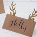 10 Marque-places de Nol - Cerf dor  paillettes. n1