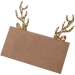 10 Marque-places de Nol - Cerf dor  paillettes. n2