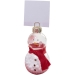 6 Marque-places Bonhomme de Neiges - Verre. n2