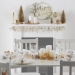 4 Marque-places Boule  Neige Or. n4