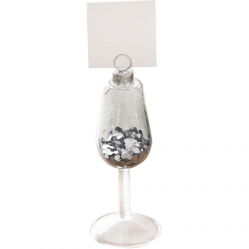 4 Marque-Places Verre  Vin 