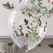 5 Ballons Confettis - Feuilles de Houx. n2