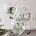 5 Ballons Confettis - Feuilles de Houx. n3