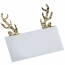 10 Marque-places Blanc - Cerf Dor  paillettes