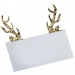 10 Marque-places Blanc - Cerf Dor  paillettes. n1