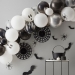 Kit Arche 40 Ballons Halloween - Noir et Blanc. n2