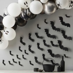 Kit Arche 40 Ballons Halloween - Noir et Blanc. n2