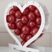 Structure  Ballons Coeur (60 cm). n2