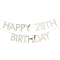 Guirlande Happy Birthday Or - Personnalisable images:#0