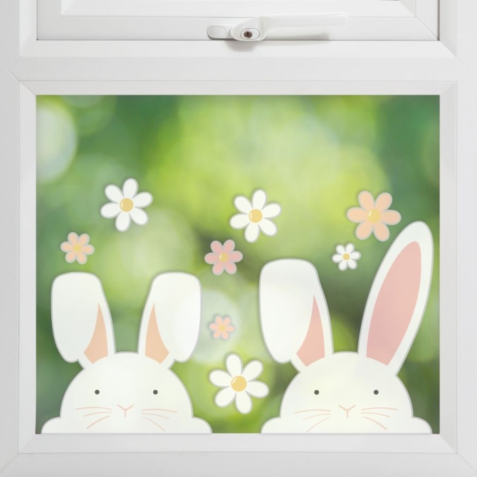 D cors De Fen tre Lapin De P ques Annikids D cors De Fen tre Lapin De P ques Annikids