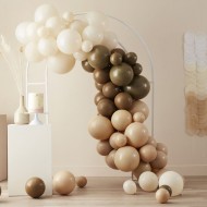 Kit Arche de 70 Ballons - Nude/Caramel/Marron