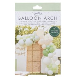 Kit Arche de 70 Ballons - Sauge,  Nude et Blanc. n3