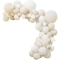 Kit Arche de 80 Ballons avec Eventails Palmier - Nude/Blanc images:#1