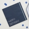 16 Serviettes Happy Birthday Bleu Mixte images:#1