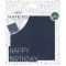 16 Serviettes Happy Birthday Bleu Mixte images:#2