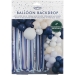 Kit Arche de 70 Ballons + Rideau - Bleu Marine/Crème/Argent. n°3