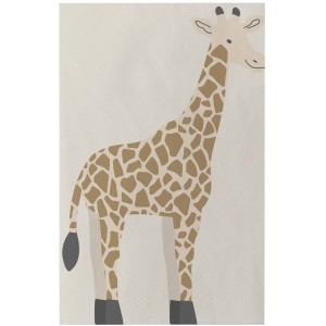 16 Serviettes Girafe - Animaux Sauvages