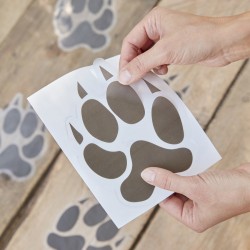 6 Stickers empreintes - Animaux Sauvages. n4