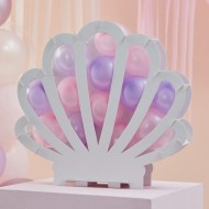 Structure à Ballons Coquillage - Sirène Iridescente