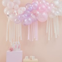 Kit Arche de 50 Ballons Coquillage - Sirne Iridescente