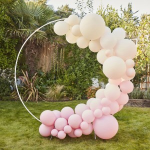 Kit Arche de 75 Ballons - Nude & Rose