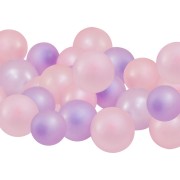 40 Ballons Rose/Lila