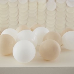 40 Ballons Nude / Blanc. n1