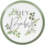 8 Assiettes Botanical Hey Baby