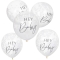 5 Ballons Confettis Botanical Hey Baby images:#0