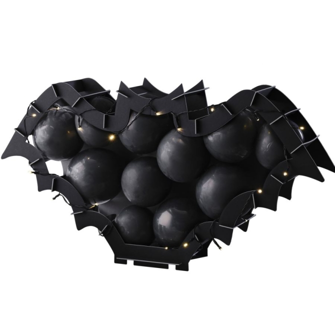 Structure à Ballons Halloween - Chauve-Souris Lumineux 