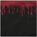 16 Serviettes Bloody Black. n1