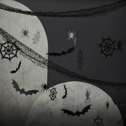 Guirlande Toile d Araignée Halloween. n°1