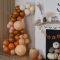 Kit Arche de 80 Ballons Halloween Orange - Sable/Pêche avec Pampas images:#1