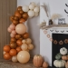 Kit Arche de 80 Ballons Halloween Orange - Sable/Pêche avec Pampas. n°2