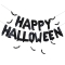 Kit Guirlande Ballons - Happy Halloween avec Chauve-Souris et Toile d'Araignée images:#0
