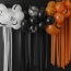 Kit Arche de 50 Ballons Halloween et Rubans Crpons - Fantmes, Citrouilles