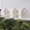 Décoration Maisons Pliables avec Guirlandes Lumineuses - Bois images:#1