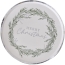 8 Assiettes Merry-Christmas - Argent