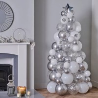 Sapin de Nol Ballons - Argent